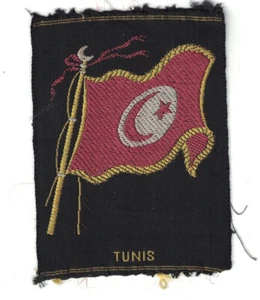 Bandera de tabaco de seda de American Tobacco Company de Túnez 1915-20 - Imagen 1 de 1