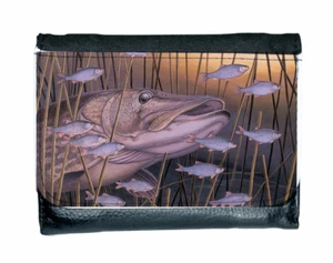 Pike chasing roach mans wallet.pike fishing wallet - Picture 1 of 2