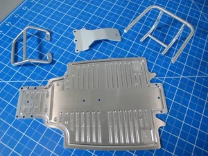 Front & Rear Bumper Guard+bottom+rear chassis plate Tamiya Scorcher Champ Buggy - Picture 1 of 12