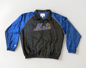 Vintage New York Mets Majestic Full Zip Dugout Jacket Size 2XL Soto Vintage - Picture 1 of 7