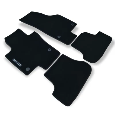 For Volkswagen Beetle OEM Quality Carpet Car Floor Mats 2012-2019 Velour Liners - Image 1 of 4