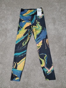 NWT Nike Leggings Womens Size XS One Luxe Aurora 7/8 Training Marbled Mid Rise - Picture 1 of 8