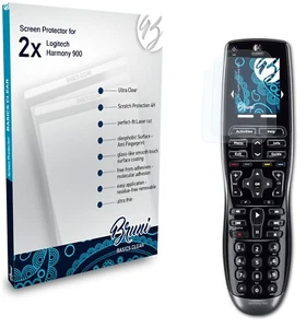 Bruni 2x Écran protecteur pour Logitech Harmony 900 Protecteur d'écran - Photo 1/4