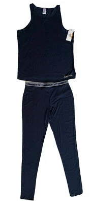 Juegos de pijama/salón Calvin Klein de 2 piezas hechos de bambú para suavidad talla S-XL, NUEVO CON ETIQUETAS Foto 1 de 2