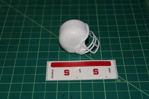 1990's Stanford Cardinal ORIGINAL FACTORY NCAA mini gumball football helmet PAC Cover