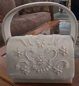Bolso de mano con cuentas The SASHA, marfil - Imagen 1 de 6