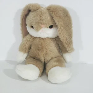 Mary Meyer Rabbit Plush 16" Vintage Brown Red Eyes Townshend Vermont Cranky Face - Picture 1 of 10