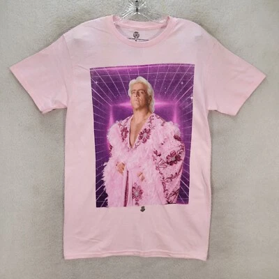 WWF WWE Legends Nature Boy Ric Flair Gráfico Camiseta Rosa Manga Corta Hombres S Foto 1 de 4