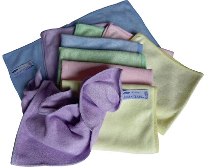 5 Stück Aqua Clean Microfaser Xtreme Tücher 40 x 40 cm verschiedene Farben - Bild 1 von 3