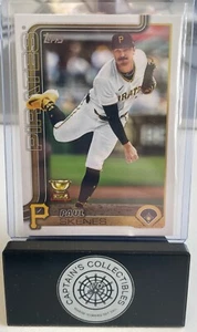 2025 Topps Series 1 Baseball Paul Skenes Second Year #98 - Picture 1 of 2