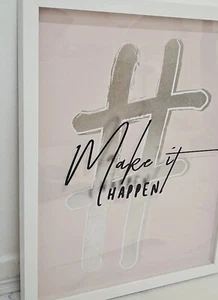 Next Wall photo frame #Make It Happen Baby Pink - Picture 1 of 4