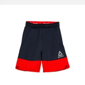 Reebok "Surge" Navy Blue& Red Boys Shorts Size M (8) - - Picture 1 of 6