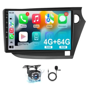 64GB CarPlay Android 13 Head Unit Navi BT Wifi GPS For Honda Insight 2009-2014 - Picture 1 of 20