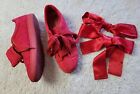 Jeffrey Campbell Pabst Low Top Sneakers RED Shoes Slip On Extra Lace Size 8