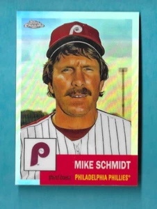 MIKE SCHMIDT 2022 Topps Chrome Platinum Anniversary #401 BASE REFRACTOR - Picture 1 of 2