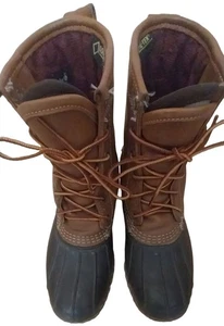 LL Bean Bean Damenstiefel Entenleder hergestellt in den USA Damengröße – 6M - Bild 1 von 12