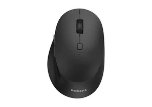 PHILIPS SPK7607B/00 Wireless Mouse, 2.4GHz+BT3.0+BT5.0 - Black, 7607 Mouse 7607 - Bild 1 von 6