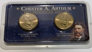 2012 CHESTER A. ARTHUR Presidential Dollar Set Of Two - Bild 1 von 2