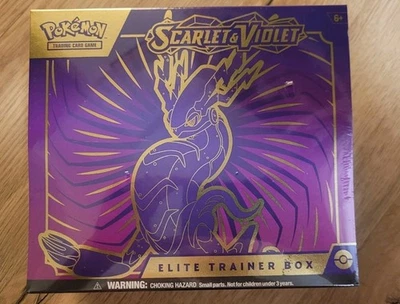 Scarlet & Violete Base Elite Trainer Box Miraidon Englisch Pokemon ETB NEU OVP - Bild 1 von 3