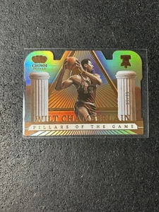 2022-23 Crown Royale Wilt Chamberlain Pillars of the Game Die-Cut #/99 - Picture 1 of 2