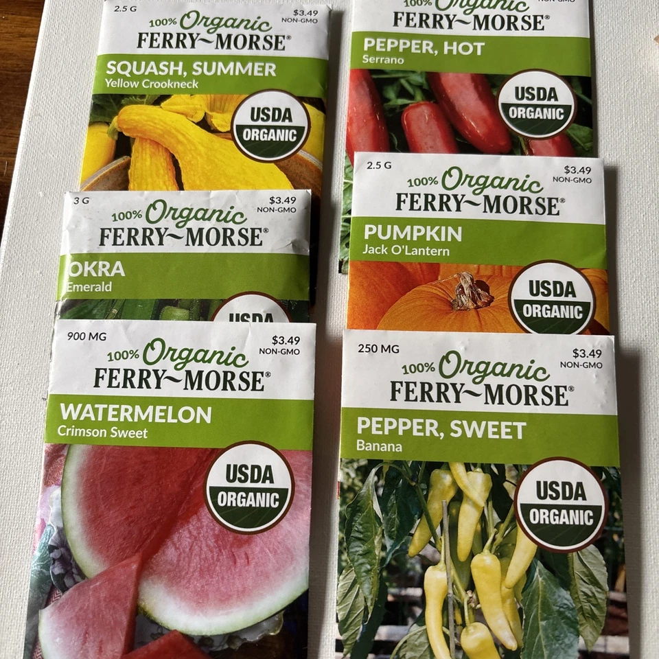 Semillas Ferry-Morse 2025 6pk orgánicas Foto 1 de 1