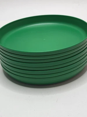 Juego de 8 platos de plástico verde para ensalada Pillowfort para niños pequeños unisex niños 7,25" Foto 1 de 4