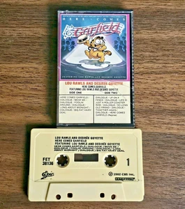 Cinta de casete Here Comes Garfield Lou Rawls and Desiree Goyette de colección 1982 probada - Imagen 1 de 8