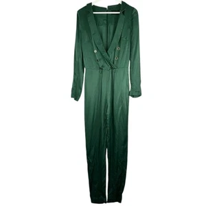 Mono Free People I Am A Woman verde esmeralda para mujer talla 0 nuevo con etiquetas falta cinturón - Imagen 1 de 8