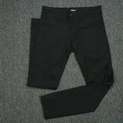 Брюки мужские Carhartt 30x32 черные WIP незавершенная работа сид эластичные брюки * - Изображение 1 из 4
