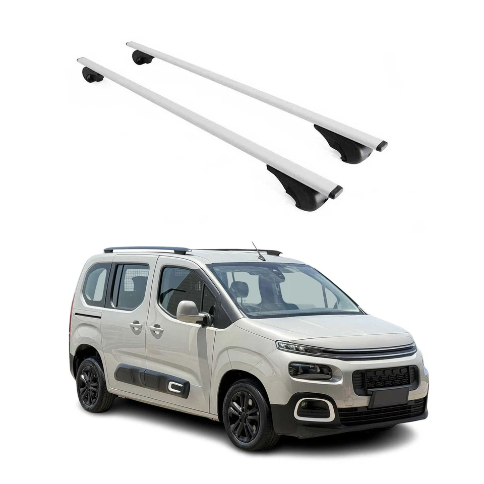 OMAC Dachträger für Citroen Berlingo / Berlingo XL 2018-2025 75kg Metall Silber 2x
