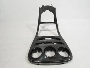 18-21 Mercedes C63 S W205 2020 Front Center Console Cover Trim Panel Carbon ;:A6 - Picture 1 of 11
