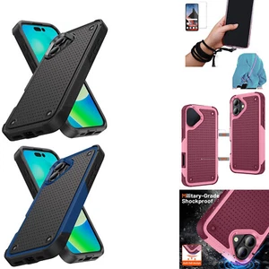 For Apple Iphone 16 Plus / 16Plus (6.7") Case Shockproof Textured with Side Grip - Afbeelding 1 van 19