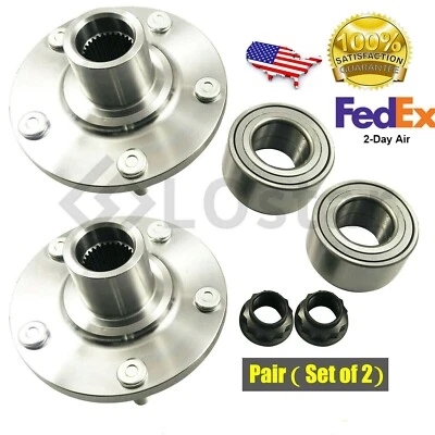 Pair(2) Front Wheel Hub & Bearing Fits Lexus RX350 RX450h Toyota Highlander - Image 1 of 3
