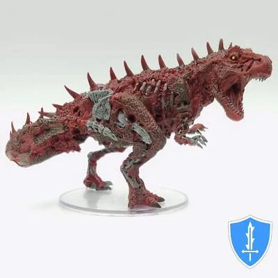Tyrannosaurus Zombie - Boneyard No44 D&D Icons of Realms Огромная миниатюра динозавра - Изображение 1 из 3