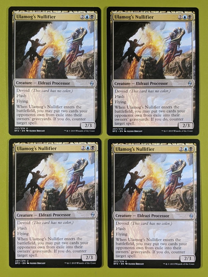 Ulamog's Nullifier x4 Battle for Zendikar 4x Magic the Gathering MTG - Image 1 of 1
