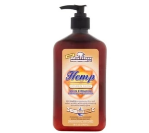 New Malibu Tan Hemp Skin Firming & Bronzing Body Moisturizer Golden Glow 18 Oz.