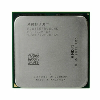 AMD FX-8350 CPU 4GHz Eight Core L3 8M FD8350FRW8KHK 125W Socket AM3+ Processor - Image 1 of 2