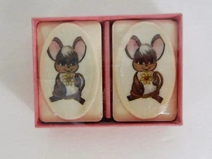 Vintage Hand Decorated Soaps by Soap Gems French Milled - Picture 1 of 4