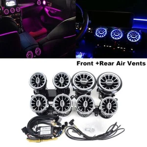 8PCS Ambient Light AC Vent For Mercedes Benz E-Class W213 E300 E63S 2016-2023 - Picture 1 of 15