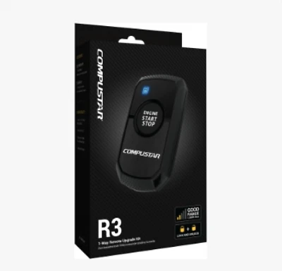 Compustar RF-1WR3-AP 1-Way Rf Kit Remote Transmitter 2 1-Button Remotes 1500 Ft - Image 1 of 2