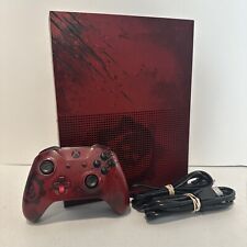 Microsoft Xbox One S Gears of War 4 Limited Edition 2 TB Crimson Red Console