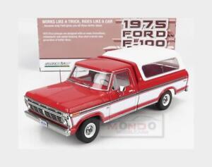 1:18 GREENLIGHT Ford Usa F-100 Pick-Up 1956 Closed 1975 Red White GREEN13620