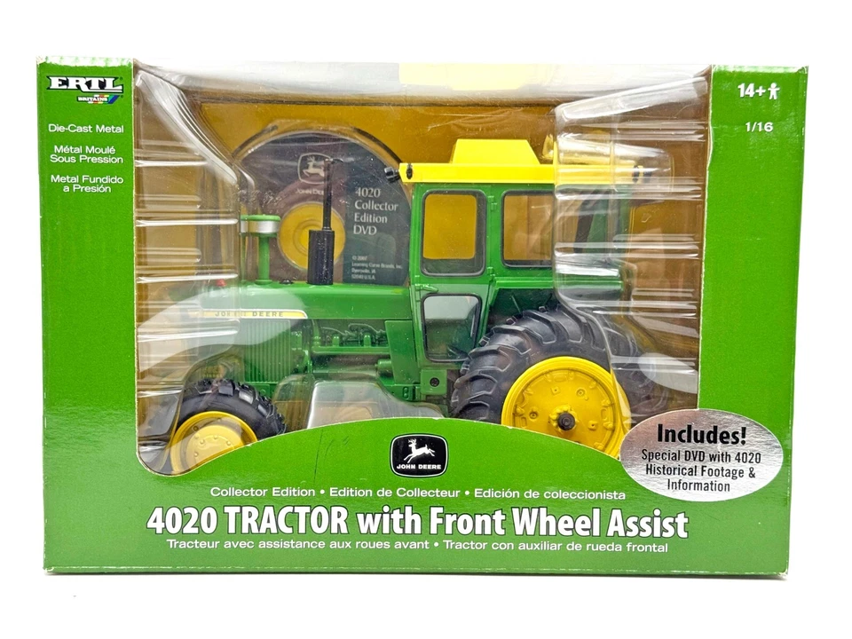 1/16 John Deere 4020 Tractor W/ Front Wheel Assist - Image 1 of 3