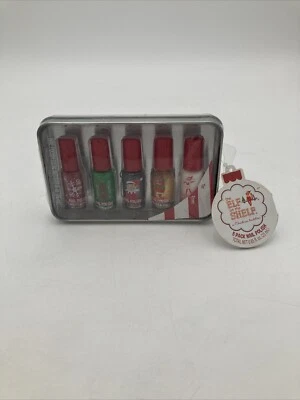 Paquete de 5 esmaltes de uñas Elf On The Shelf en lata coleccionable Navidad nuevo sellado Foto 1 de 4