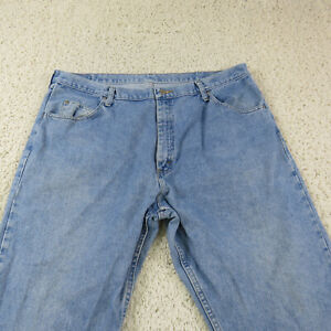 Wrangler Jean 40x27 Blue Denim Regular Fit Authentics Pants Light Wash Tag 42x30