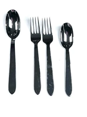 Cubiertos de acero inoxidable Reed & Barton Tilton 4 piezas Foto 1 de 4