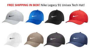 ¡NUEVO! ENVÍO GRATUITO Nike Golf Legacy 91 SOMBRERO DE GIRA Swoosh Gorra Sombrero Unisex DH1640 - Imagen 1 de 10