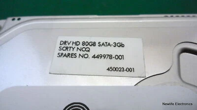 HP 449978-001 80GB 7,200 RPM 3 Gbps 3.5 in. SATA HDD 436242-001 ST380815AS - Image 1 of 4