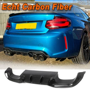 Diffusore posteriore in carbonio diffusore paraurti attacco posteriore per BMW F87 M2 Coupè 2016-20 - Foto 1 di 9