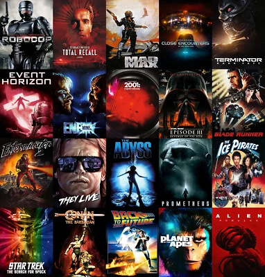 Science Fiction & Fantasy DVD / BLU RAY Lot Used Sci Fi Movies Combined Shipping - Image 1 of 2